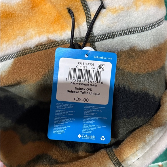 NWT COLUMBIA GAITER CSC II OMNI HEAT FLEECE - Picture 7 of 7